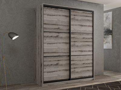 Шкаф-купе Кааппи 4 Эвок Окаменелый 150х45х230 см