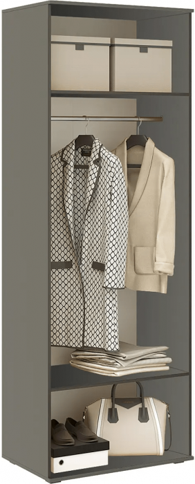 Норд Шкаф двухстворчатый 800 Дуб Крафт белый