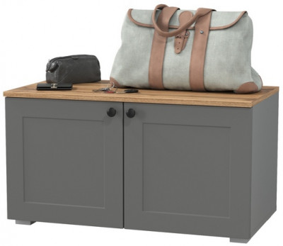 Остин 13.257 Тумба, серый графит/дуб крафт золотой