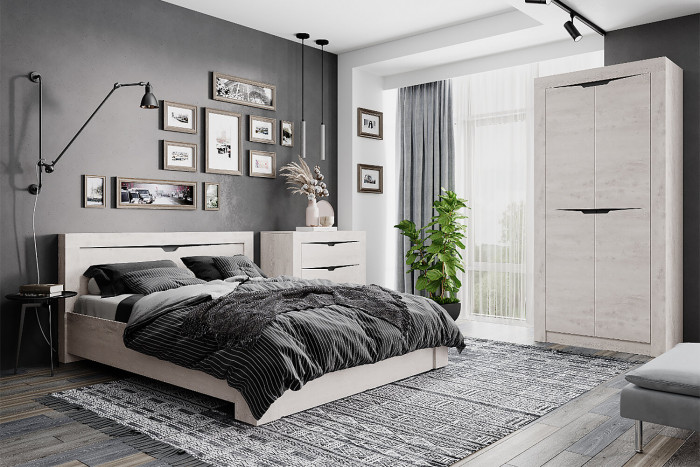 Шкаф двустворчатый Леонардо