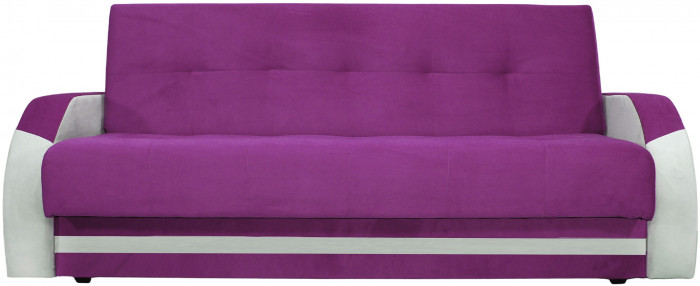 Диван-книжка Феникс 140 фиолетовый, пружинный блок Боннель