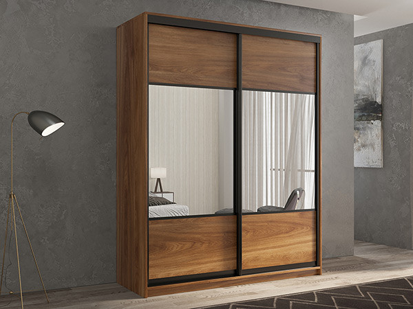 Шкаф-купе Кааппи 6 Кастелло Бренди 160х45х230 см