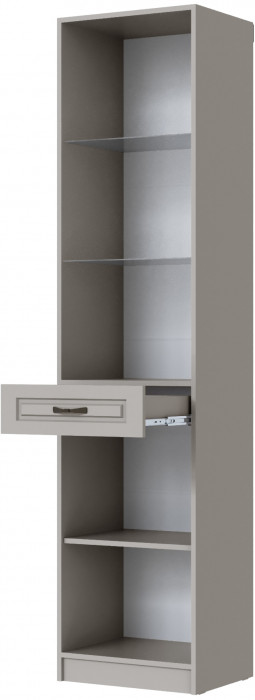 Пенал-витрина Апполия, Кашемир/Сантьяго софт