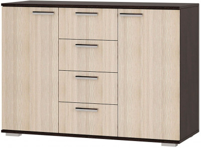 Комод &quot;Стандарт №2&quot; NEW (1200х828х460) венге/лоредо