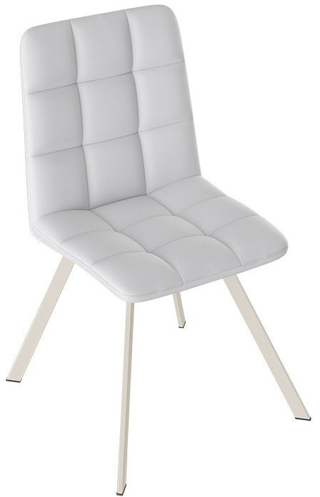 Бруно Стул (паук Т2) (Черный муар матовый/Кожзам Серый)