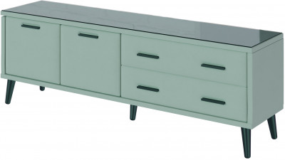 Тумба ТВ интерьерная Виго 1,6 мятный