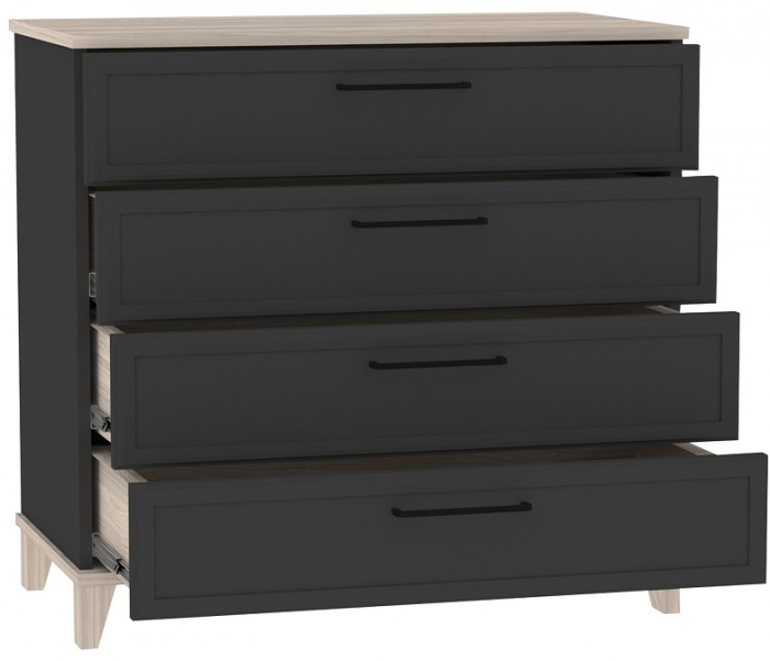 Комод с ящиками Аурелио 6, антрацит