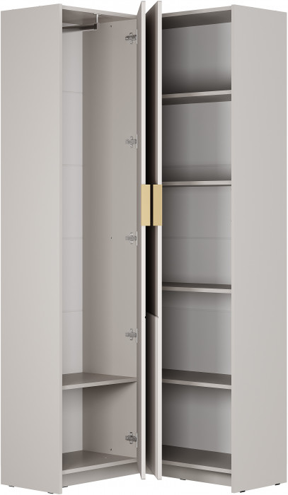 Шкаф угловой "Пандора" ШКУ-07, Кашемир/Айриш МФ03