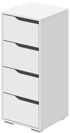 мс Алиса КМ-400 белый/белый гладкий