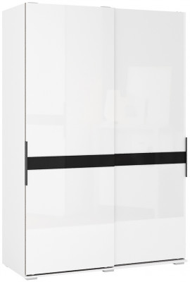 Шкаф-купе Оскар 1,5м белый/глянец белый