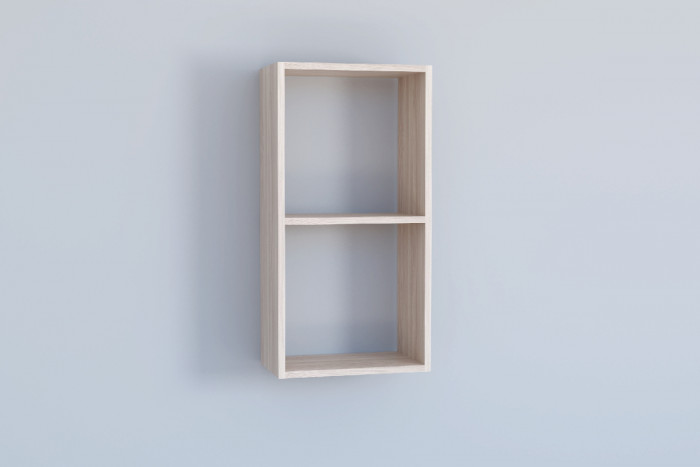 Набор полок №4 Бриз МДФ, Ясень светлый