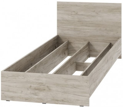 мс для спальни Ронда КР-080 (без основания) дуб крафт серый/дуб крафт серый