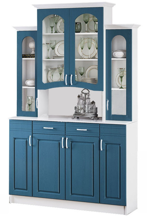 Буфет Констанция 4-х створчатый (Белый матовый)