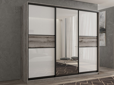 Шкаф-купе Кааппи 10 Эвок Окаменелый 180х60х230 см