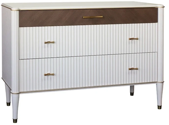 Модульная спальня "Тиволи" из массива дуба - Латте (лак)