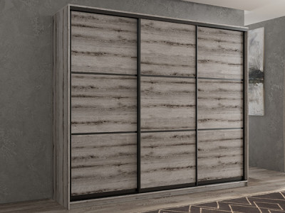 Шкаф-купе Кааппи 4 Эвок Окаменелый 190х45х230 см