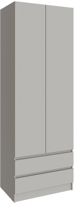 Шкаф Мадрид (0,8) с 2 ящ. без ручек без зеркала, Кашемир