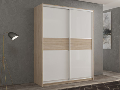 Шкаф-купе Кааппи 11 Сонома Светлый 120х45х230 см