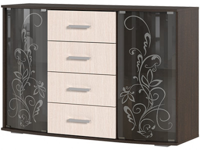 Комод К-7 венге/дуб белфорд