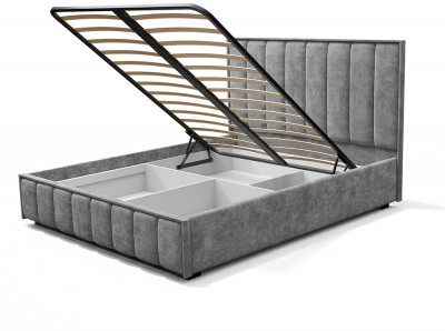 Кровать с подъемным механизмом Мирабель КР-11 (1,4м), Хром