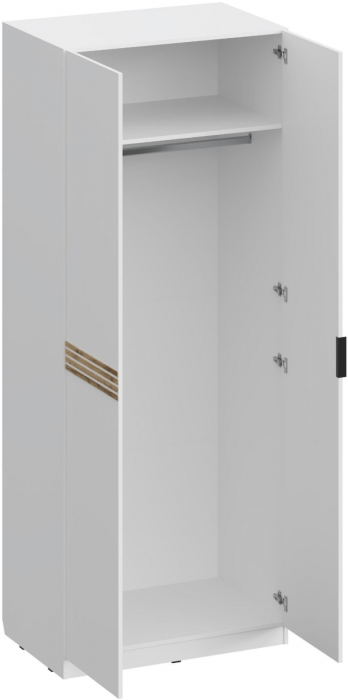 Модульная спальня Нао, набор №1, Дуб вотан/Графит (Профиль МДФ Дуб вотан)