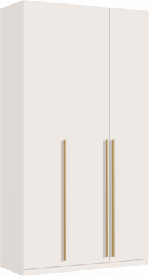 Ларго Шкаф 3-х створчатый 1200 (1 полка/2ящика), Кашемир