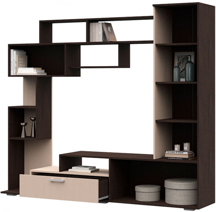 Гостиная Капри ЛДСП венге/дуб белфорт