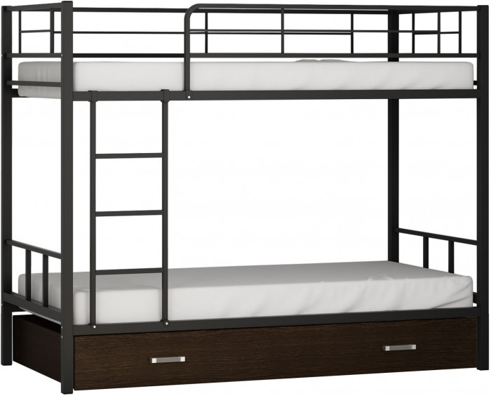 Двухъярусная кровать Севилья 2Я (Серый, Крем)