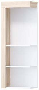 Астра Полка настенная, Белый глянец/Сонома