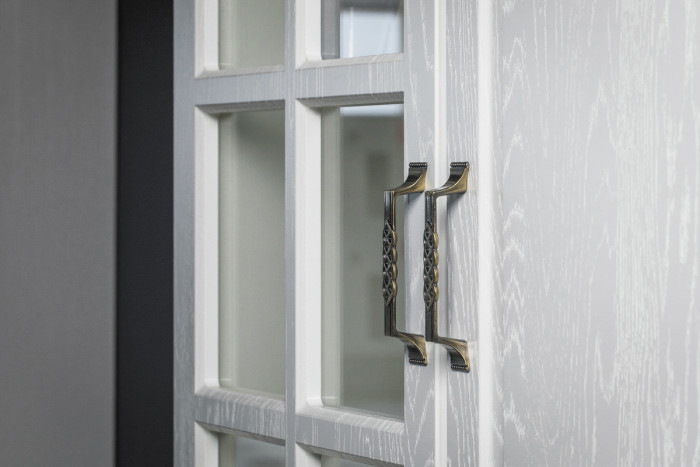 Ливерпуль Набор мебели 4, цвет ясень ваниль/белый, ШхГхВ 340х49,3х220,3 см.(без учёта карниза), ниша для тв 140х49х90 см., универсальная сборка