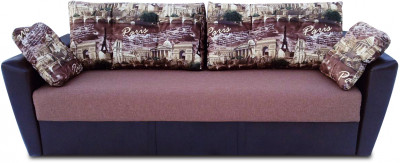 Диван еврокнижка ПАРИЖ 160 рогожка+жакард