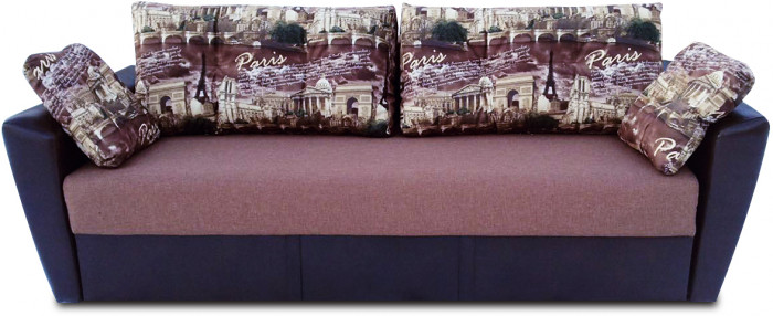 Диван еврокнижка ПАРИЖ 160 рогожка+жакард
