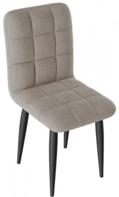 Франк ДП 2-17 Стул (конус) (Графит/Микровелюр Бежевый)