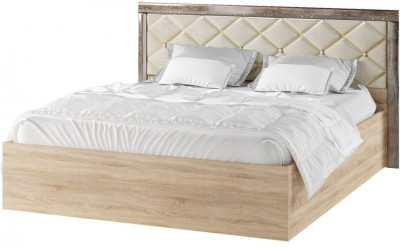 Мадлен Кровать 160+ортопед, сонома/дуб шале мореный