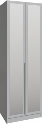 Шкаф Мадрид (0,75) с зеркалом, Камень серый