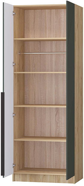 Шкаф Авис 0,8, Крафт золотой/Грин