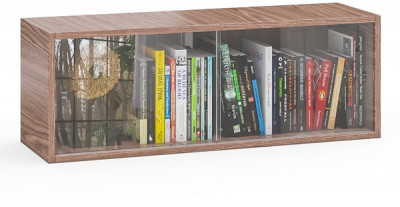 Полка книжная С-МД-КН01, ясень шимо тёмный