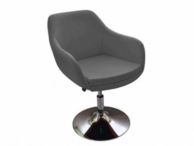 Кресло КВАНТ S к/з серый