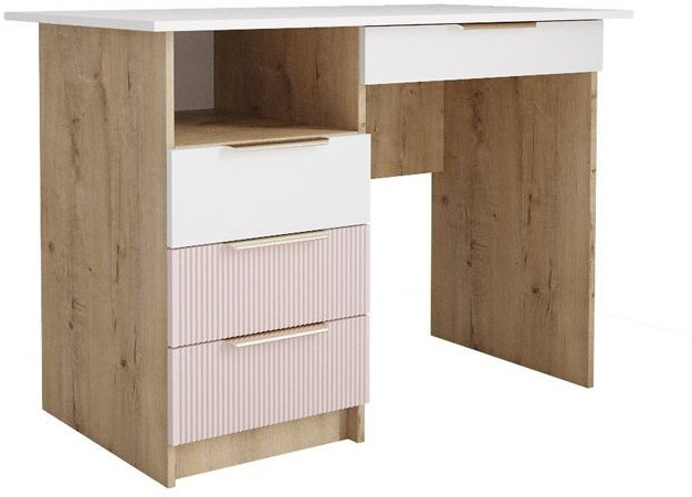 Модульная детская Лавис, композиция 2, Белый/Белый софт / Серый эмалит