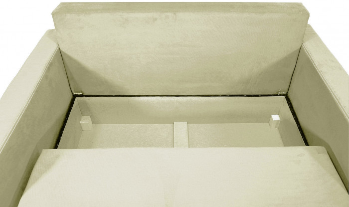 Диван аккордеон Марс велюр бежевый 160