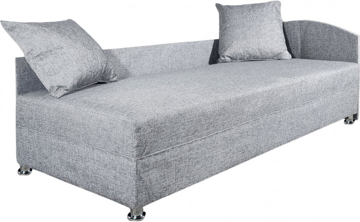 Диван-кровать Лофт Люкс Плюш с подсветкой, еврокнижка, независимый пружинный блок, 140х195, серый