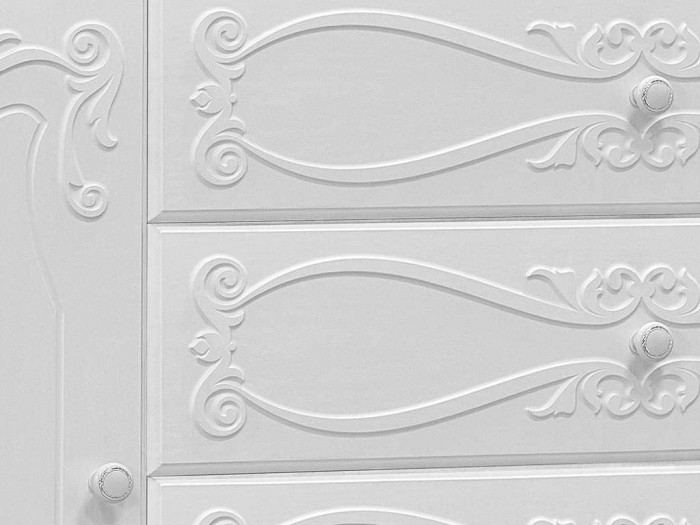 Спальня Италия-4 белое дерево