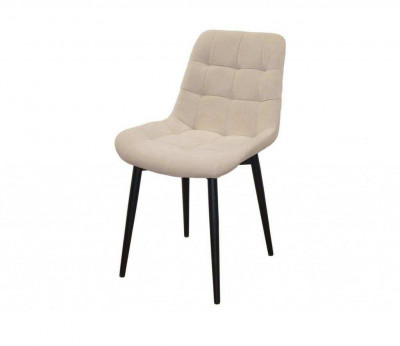 Стул Р / черный /велюр бежевый