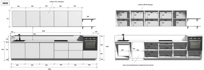 КГ 3600 ПВХ, Белый софт матовый Арника РМ