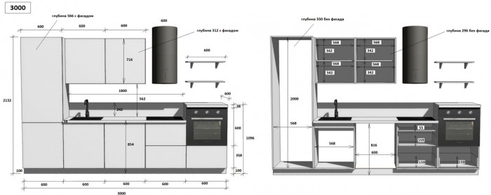 КГ 3000 ПВХ, Белый софт матовый Арника РМ в.8