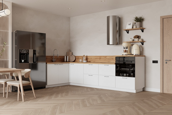 КГ Угловой 1500х3000 (без пм) Эмаль, Белый  Арника РМ в.3