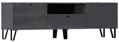 Оливия Тумба ТВ (малая) (Графит Софт, Графит)