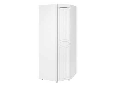 Шкаф угловой (гл.560) Монако МН-67 белое дерево