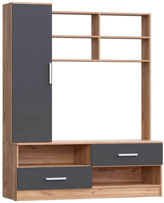 Гостиная Мартина (Сонома / Белый глянец)