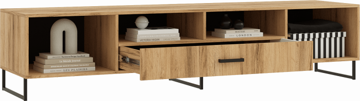 Модульная гостиная Нэнси LOFT, композиция 2 (Дуб Крафт белый)